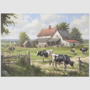 Milchfarm Seidenpapier