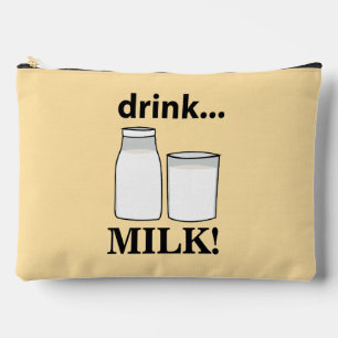 Milchgetränk Milch Makeup Bag Zubehörtasche