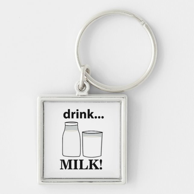 Milchgetränk Milch Schlüsselanhänger (Vorne)
