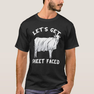 Milchkuh-Geist, lasst uns das Gesicht mit Laken ve T-Shirt