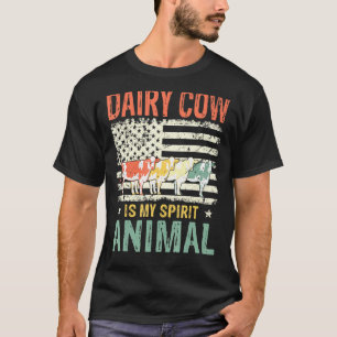 Milchkuh ist mein Seelenverwandter Vintage Amerika T-Shirt