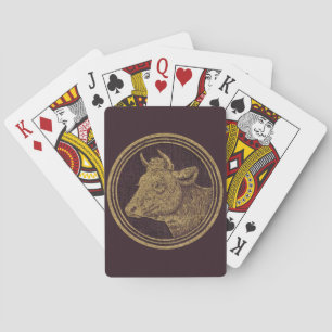 Milchkuh (Milchkuh) Spielkarten