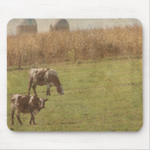 Milchkühe auf Weide Mousepad