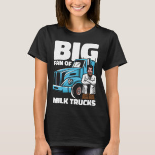 Milchkühe Bauer Milchtransporter T-Shirt
