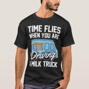 Milchkühe Bauer Milchtransporter T-Shirt