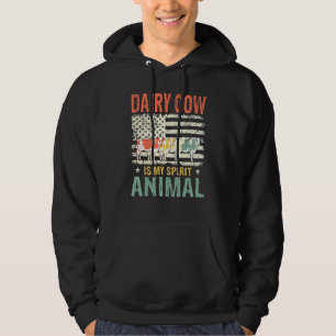 Milchkühe ist mein Geist Tier Vintage amerikanisch Hoodie