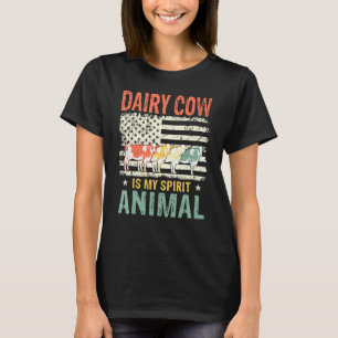 Milchkühe ist mein Geist Tier Vintage amerikanisch T-Shirt