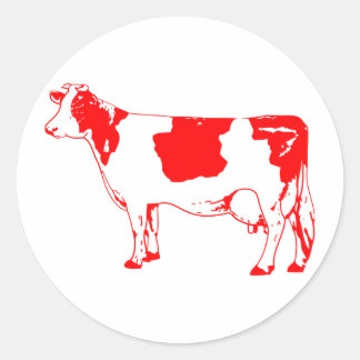 Milchkühe Silhouette Rind Moo Bull Steer Runder Aufkleber