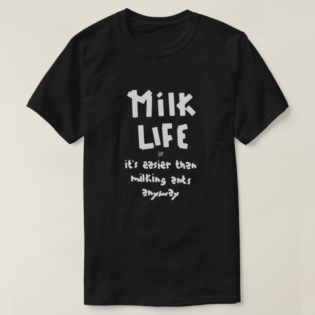 Milchleben! T-Shirt (Design vorne)