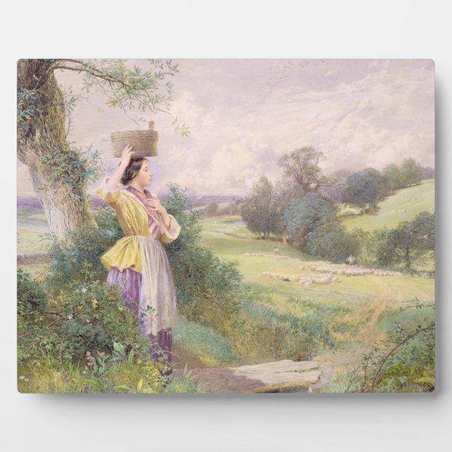 Milchmädchen, 1860 (w/c auf Papier) Fotoplatte (Vorderseite)