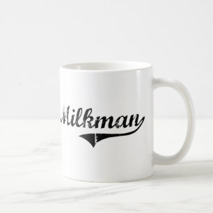 Milchmann-beruflicher Job Tasse