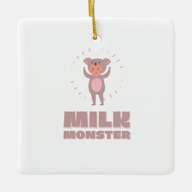 Milchmonster Keramikornament (Vorderseite)