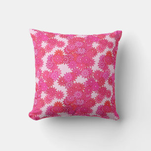 Milchprodukte in Rosa und Fuchsia-Tönen Kissen