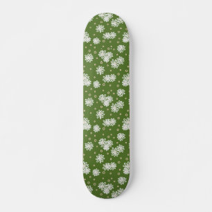 Milchprodukte und Dots - Weiß, Sand und Palmgrün Skateboard