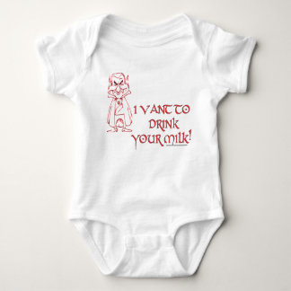 Milchsauger Baby Strampler