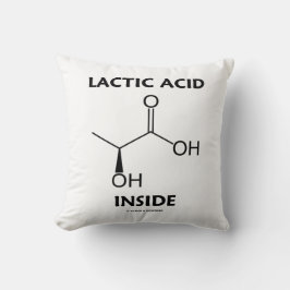 Milchsäure Innerhalb Chemie Molekül Kissen