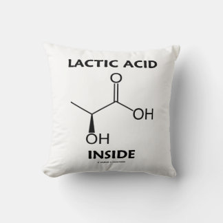 Milchsäure Innerhalb Chemie Molekül Kissen