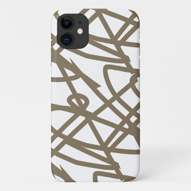 Milchschokolade Abstrakt Art iPhone 11 Fall Case-Mate iPhone Hülle (Rückseite)