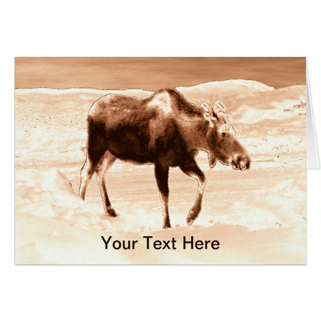 Milchschokolade Elch (Vorderseite (Horizontal))