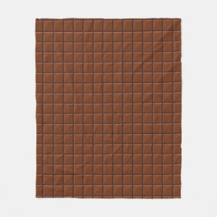Milchschokolade Fleecedecke