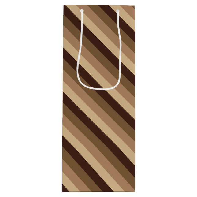 Milchschokolade Geschenktüte Für Weinflaschen (Vorderseite)