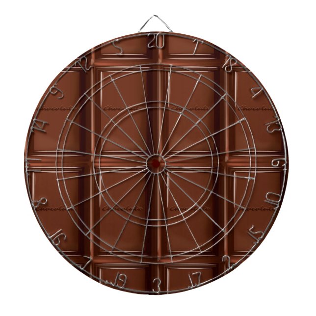 Milchschokoladentafel Dartscheibe (vorne)