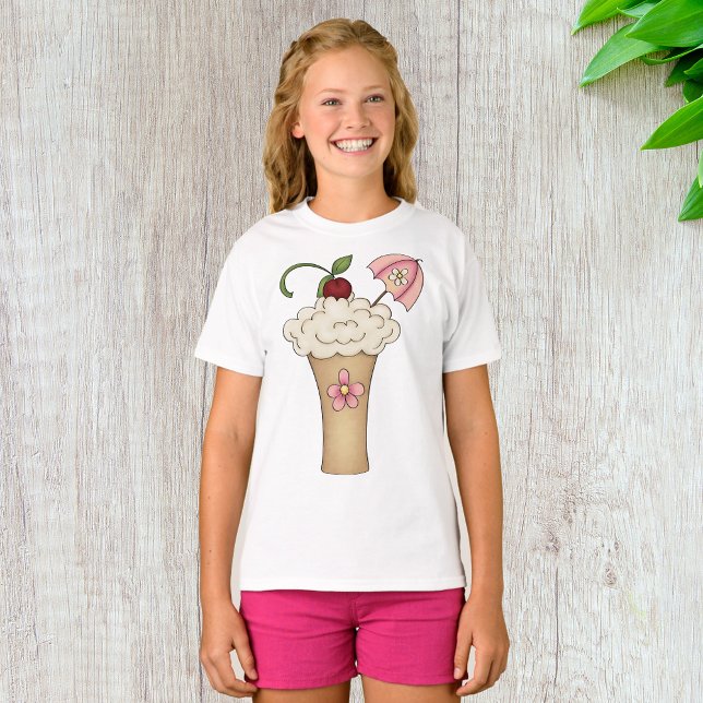 Milchshake mit einem T - Shirt für SchirmGirls (Von Creator hochgeladen)