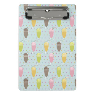 Milchshake-Muster Mini Klemmbrett