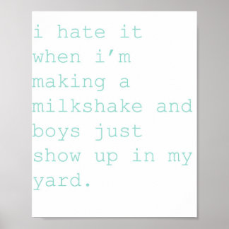 Milchshake Poster