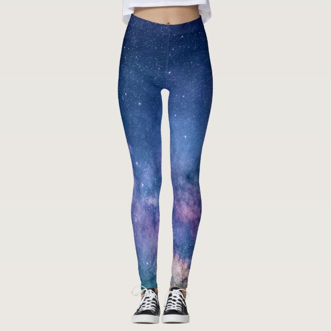 Milchstraße-Galaxie Leggings (Vorderseite)