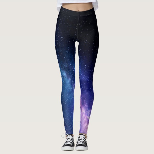 Milchstraße Galaxy Star Leggings (Vorderseite)