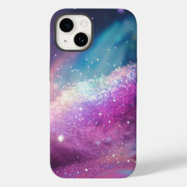 Milchstraße Holografischer Glitzer iPhone Tough Ca Case-Mate iPhone 14 Hülle