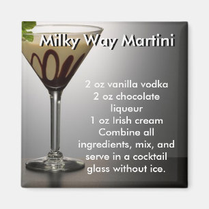 MILCHSTRASSE-MARTINI-REZEPT-MAGNET MAGNET