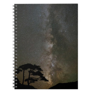 Milchstraße mit Baum   Ouray Colorado Notizblock