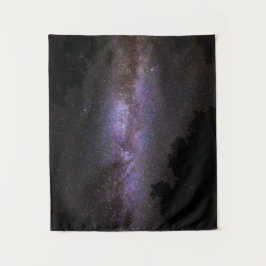 Milchstraße mit Silhouette Wandteppich