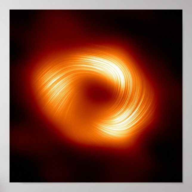 Milchstraße Supermassiv Black Hole Sagittarius A* Poster (Vorne)