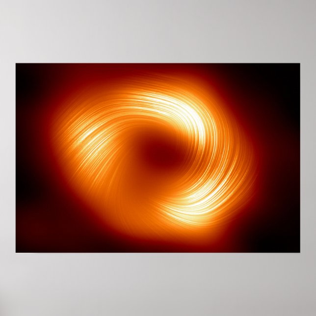 Milchstraße Supermassiv Black Hole Sagittarius A* Poster (Vorne)