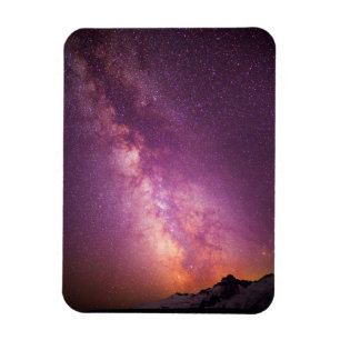 Milchstraße   Über der Schulter des Berges Rainier Magnet