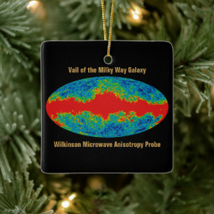Milchstraßenschleier über WMAP Universum Keramikornament