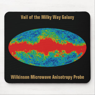 Milchstraßenschleier über WMAP Universum Mousepad