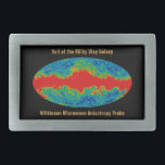 Milchstraßenschleier über WMAP Universum Rechteckige Gürtelschnalle<br><div class="desc">Der Schleier der Milchstraße: Das WMAP-Bild mit dem galaktischen Hintergrund des kosmischen Mikrowellenhintergrundes (CMB) verstehen: Ein Blick in den Kindheit des Universums - Der kosmische Mikrowellenhintergrund (CMB) ist eine schwach leuchtende Strahlung, die das Universum füllt, ein Relikt des Urknalls. Es liefert einen Snapshot des Universums, als es gerade 380.000 Jahre...</div>