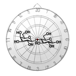 Milchstruktur von Lactose Dartscheibe