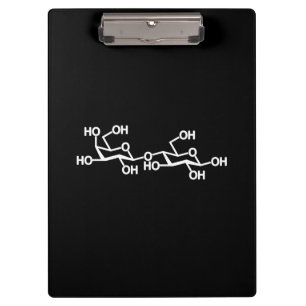 Milchstruktur von Lactose Klemmbrett