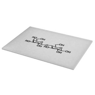 Milchstruktur von Lactose Schneidebrett