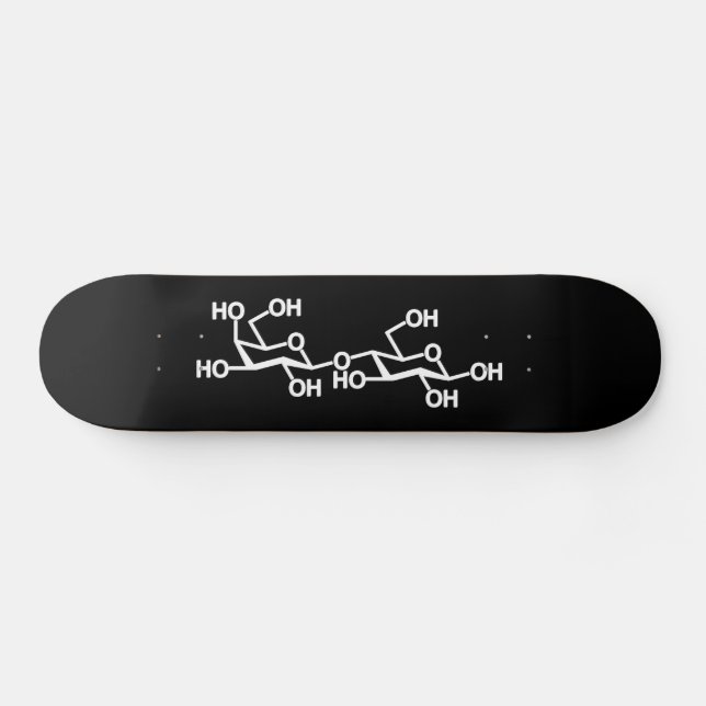 Milchstruktur von Lactose Skateboard (Horizontal)