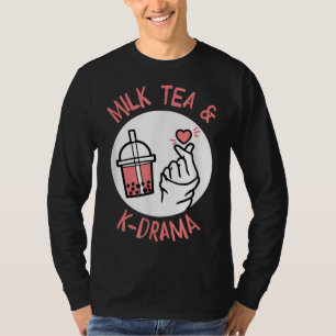 Milchtee und K-Drama-Favorit Genre and Drink T-Shirt