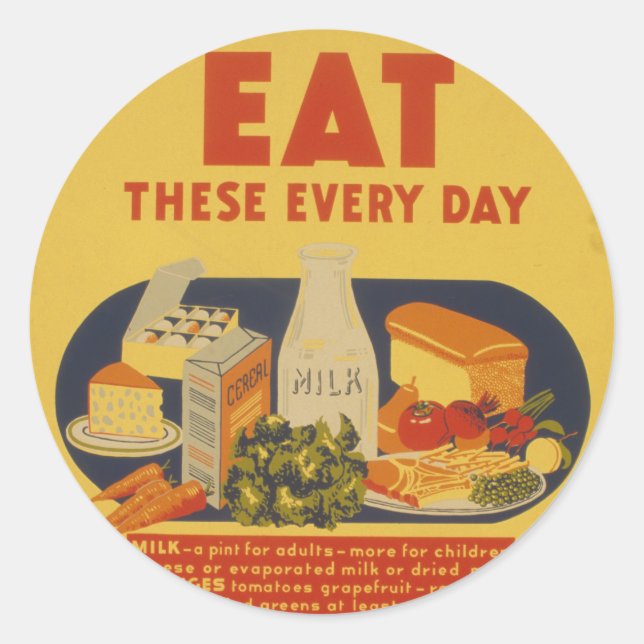 Milchviehpfropfaufkleber Runder Aufkleber (Vorderseite)