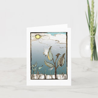 Milchweh im Winter Karte