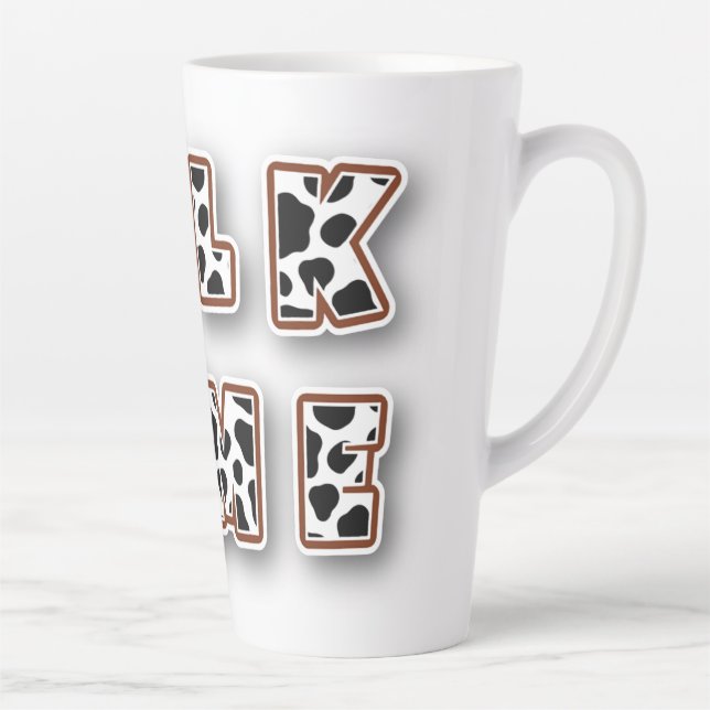 Milchzeitkuhmuster Milchtasse (Rechts)