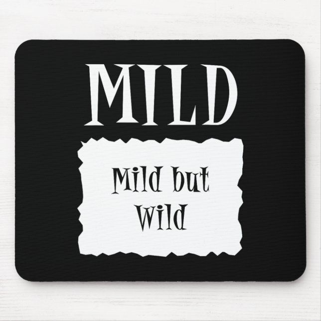 Mild - Hot Packet Halloween Taco Kostüm Mousepad (Vorne)